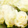 Boeket Witte Rozen detail